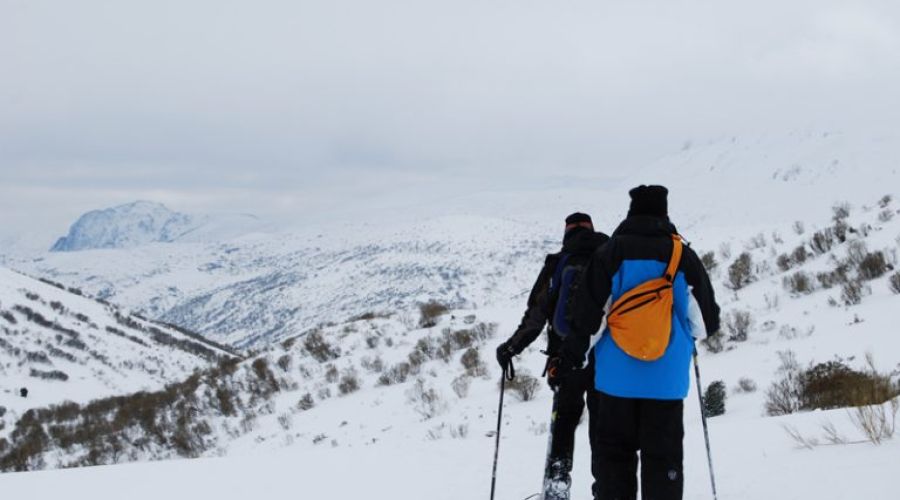 Raquetas de nieve en León