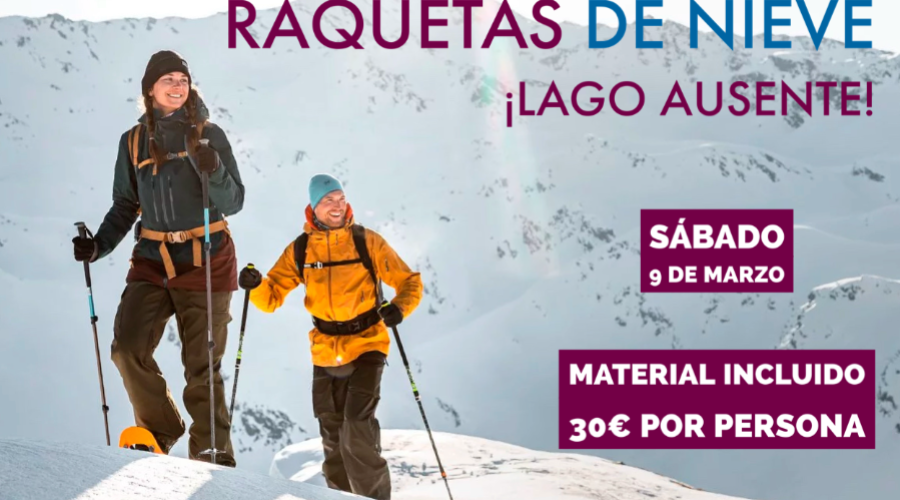 Raquetas de nieve al Lago Ausente 9 de Marzo