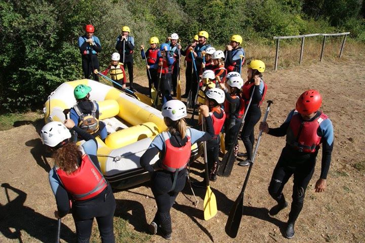 Rafting en el río Esla
