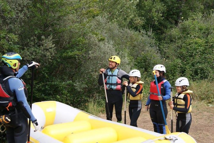 Rafting en el río Esla