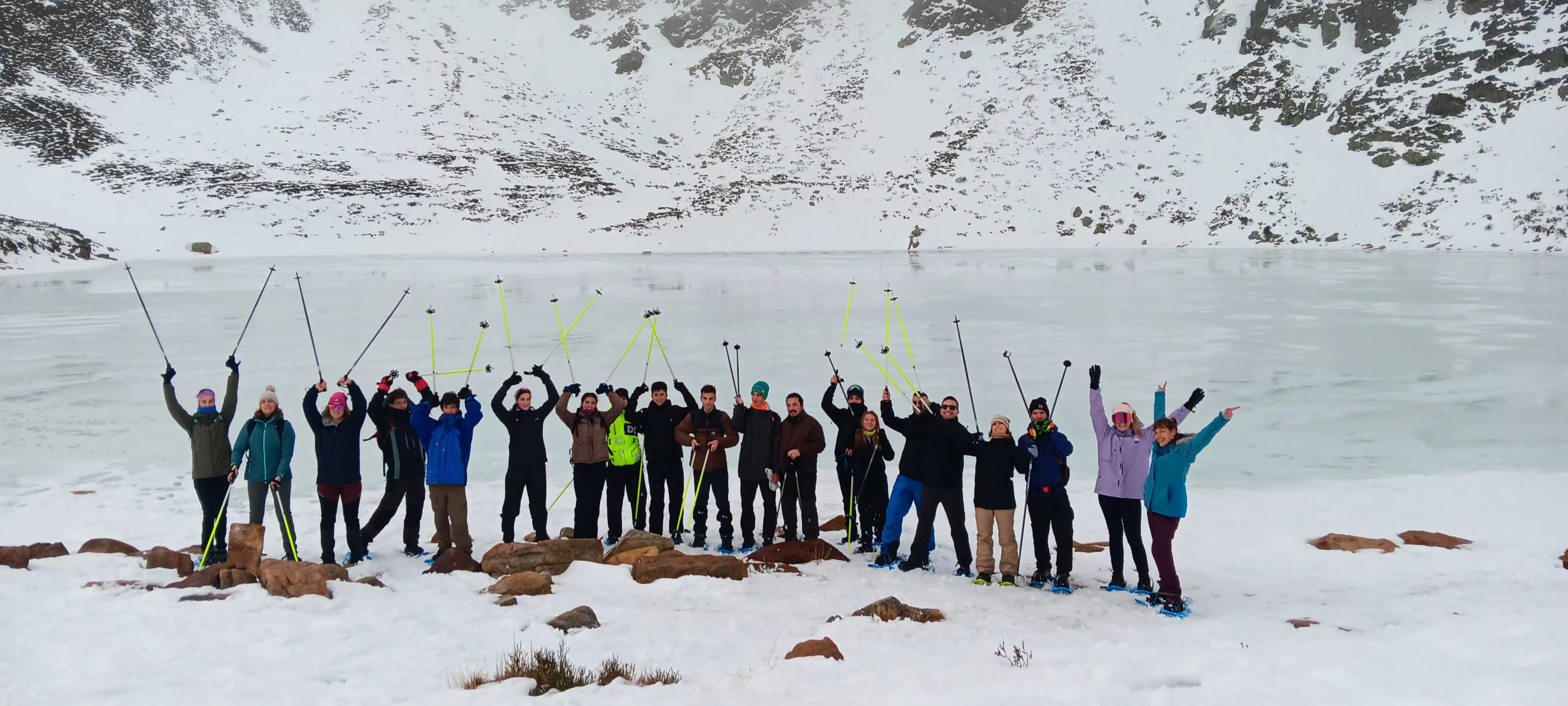 Ruta raquetas de nieve leon