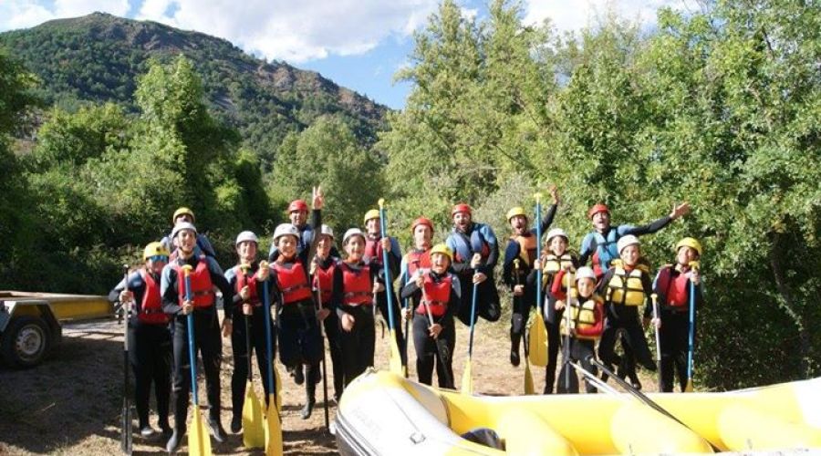 Rafting en el río Esla