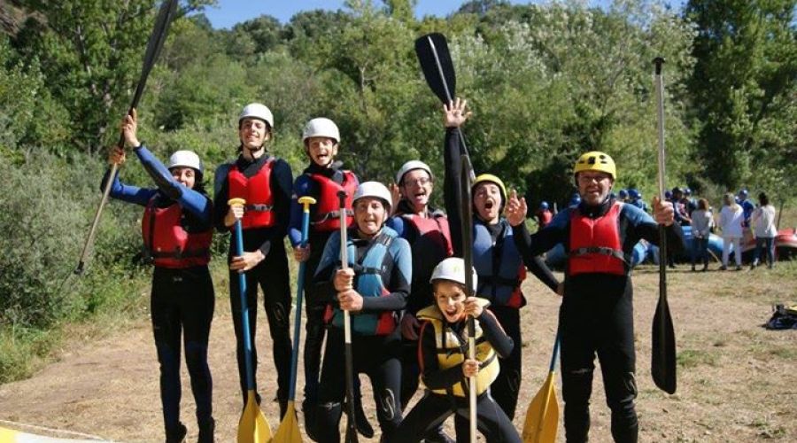 Rafting en el río Esla
