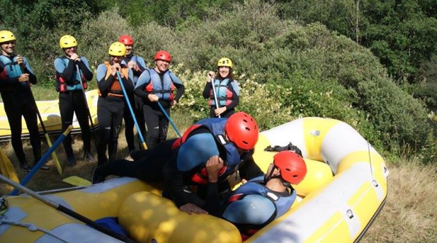 Rafting en el río Porma