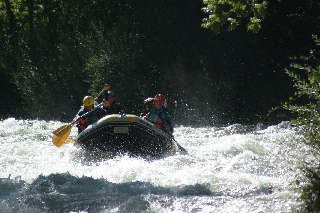 Rafting en el rio Porma